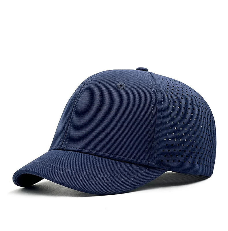 5cm Kurzes Visier Fitted Cap mit Individuellem Logo Baseballkappen für Männer und Frauen Text Grafik Team Stickerei Atmungsaktive Netz-Dad-Mütze Große Größe – Detail 11