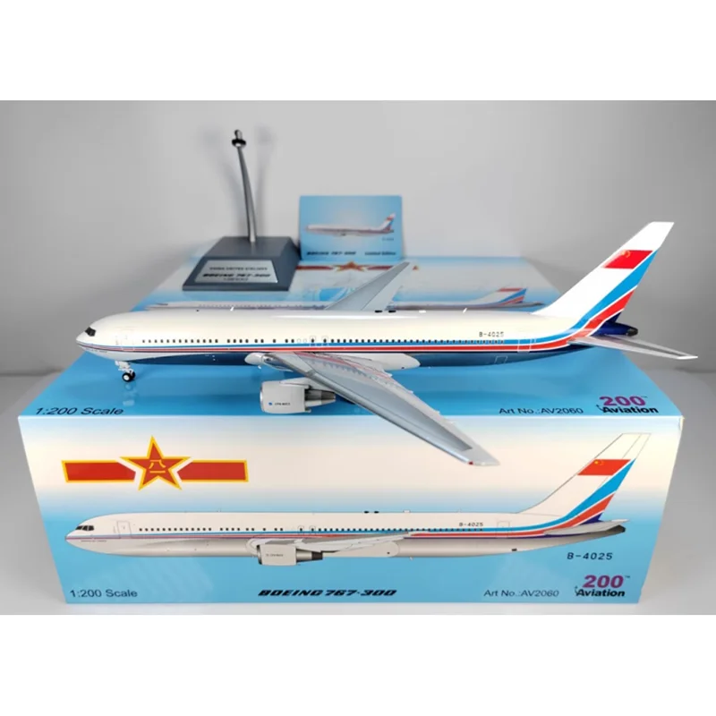 

Diecast 1/200 Scale AV2060 Chinese Air Force B767-300ER B-4025 Alloy Aircraft Model Collection Ornament Decoration