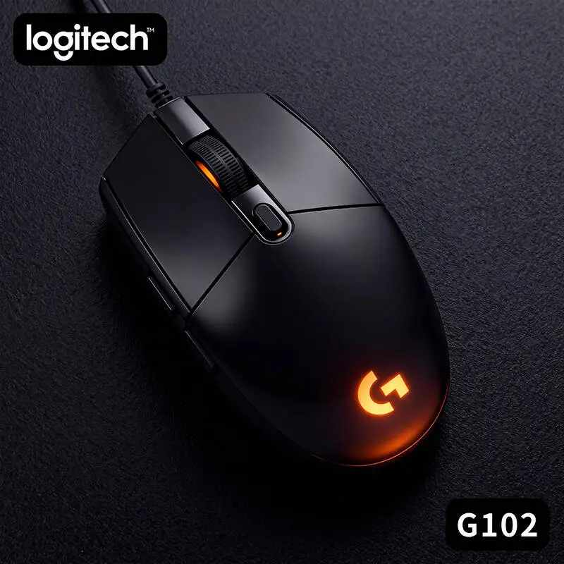 

Игровая мышь Logitech G102, проводная RGB-подсветка, 6 программируемых кнопок, 8000 точек на дюйм, регулируемая, эргономичная, подходит для настольного ноутбука