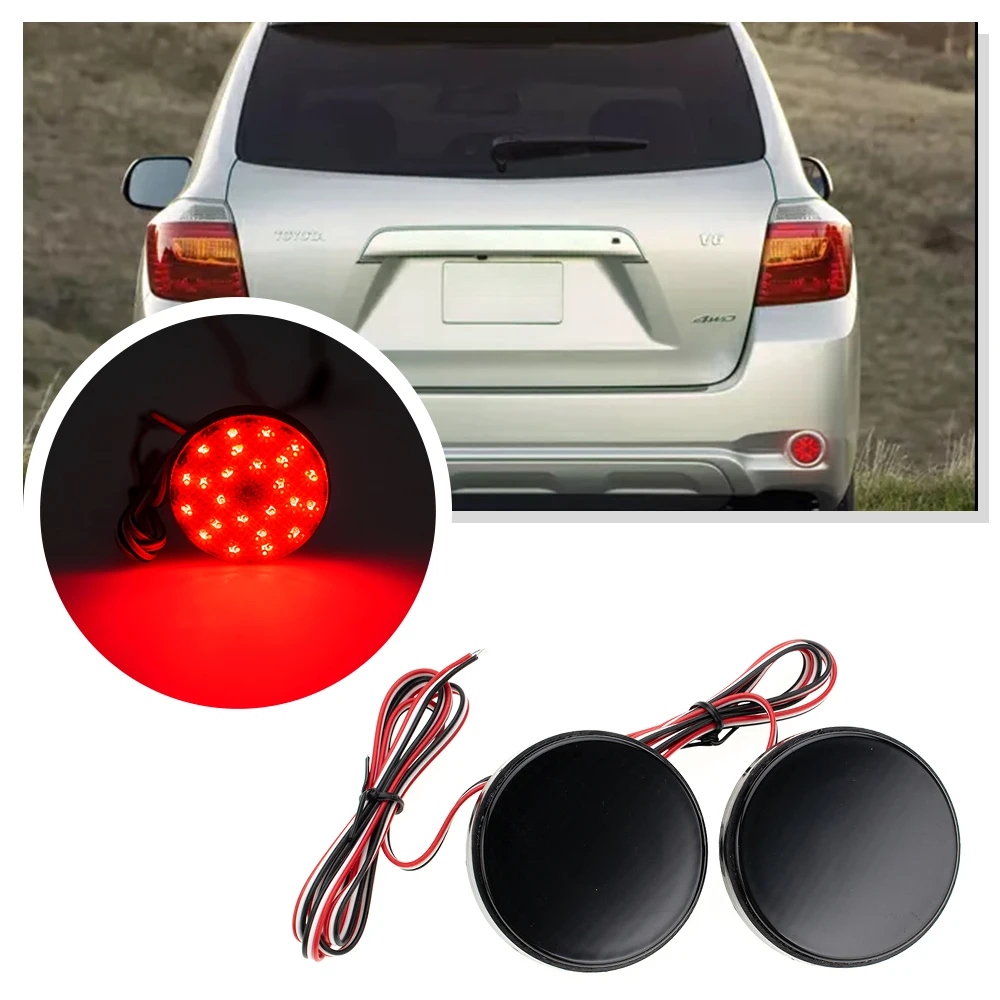 For Toyota Highlander LED rear bumper reflecter Light tail stop light brake light for Mitsubishi Outlander Land Cruiser Sienta