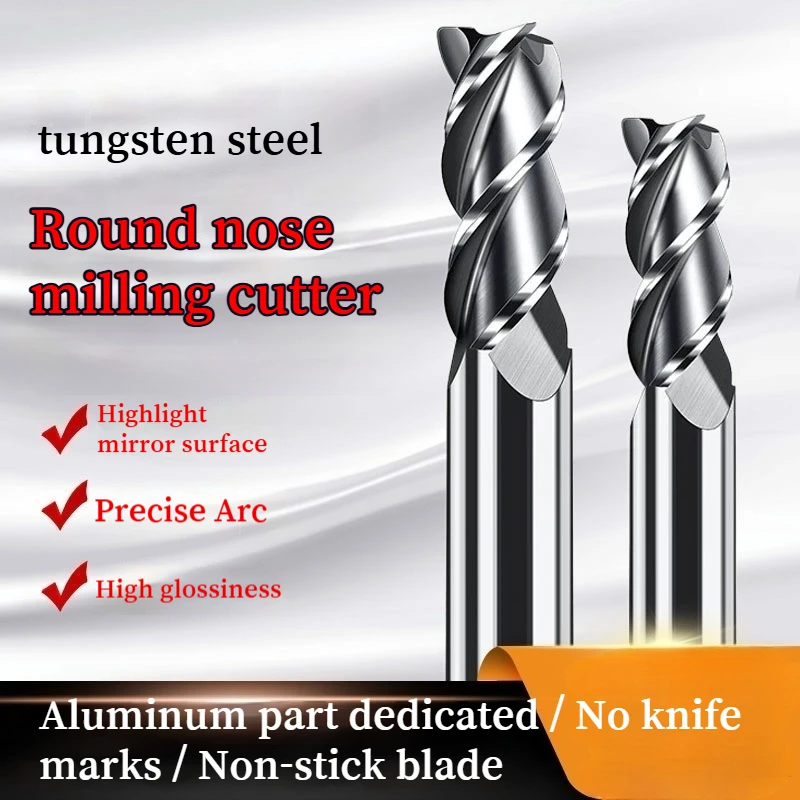 3 Flutes Carbide Bu…