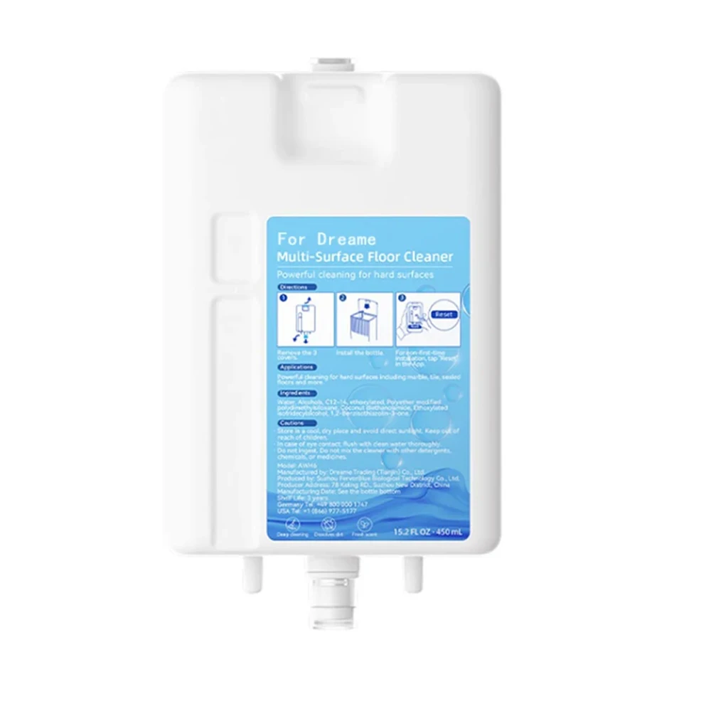Heat Special Floor Cleaner For Dreame L20\L30 ultra\x10\x20 Pro Plus Liquid Detergent Spare Parts  Cleaning Accessories 450ML