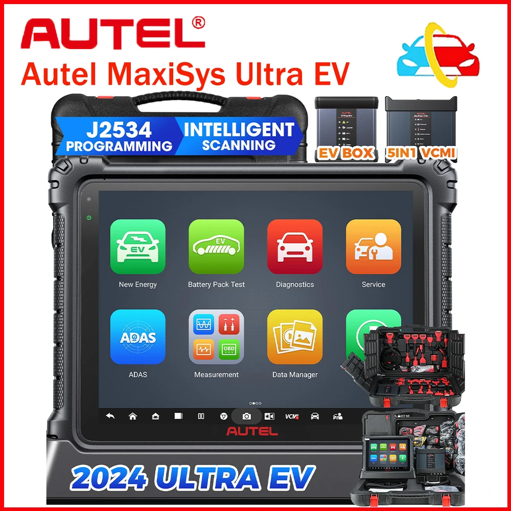 Autel MaxiSys Ultra EV 2024 Scanner diagnostico automatico superiore diagnostico per veicoli elettrici con topologia, programmazione ECU e codifica