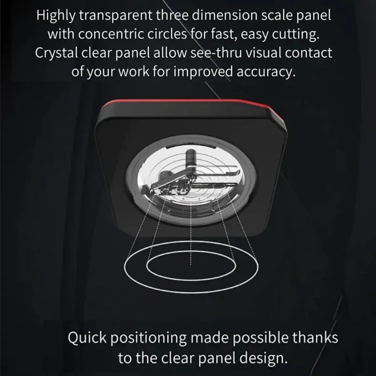DSPIAE PT-C Integral Circular Cutter 1-50mm Cutting Range with one 45° Blade for Gundam Scale Model Building Kit DIY Hobby Tools