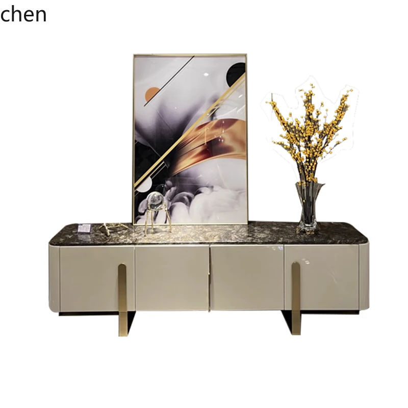 

WL небольшая квартира, бытовой напольный шкаф, современный простой журнальный столик, комбинация ТВ-шкафа из массива дерева