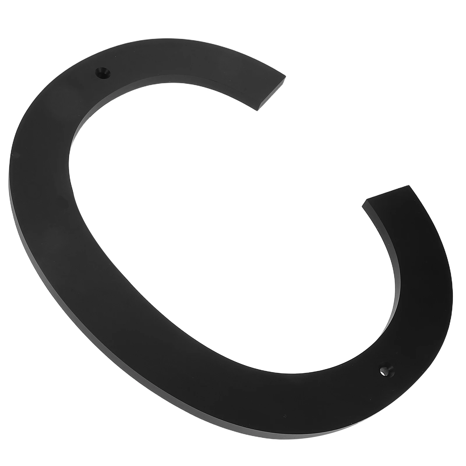 

Black 3D Number Door Plaque Durable Material Easy Installation House Letter Signs Address Decal Mailbox Plates