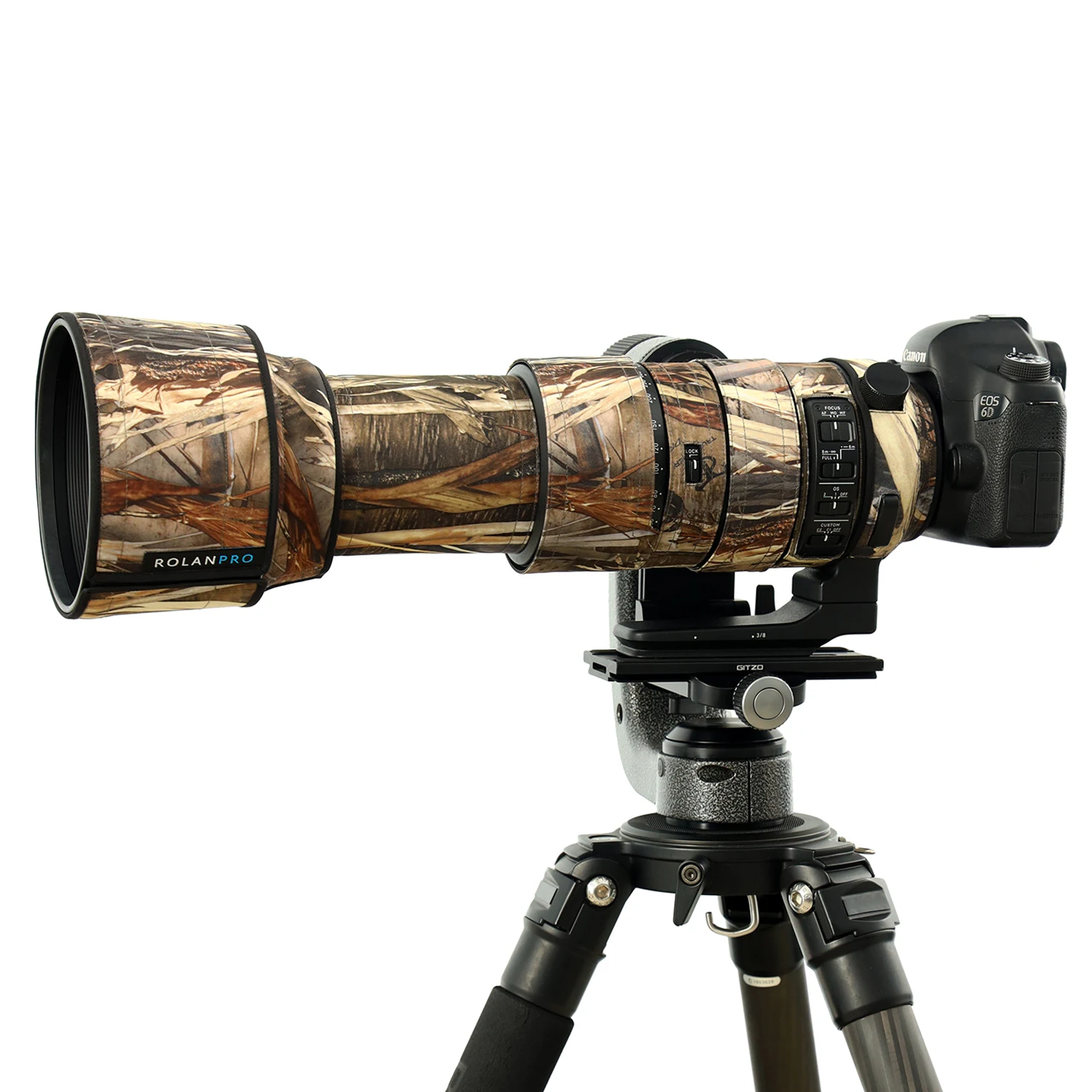 ROLANPRO Waterproof Lens Camouflage Coat for Sigma 60-600mm f4.5-6.3 DG OS HSM Sport Cover Lens Protective Sleeve Guns Case