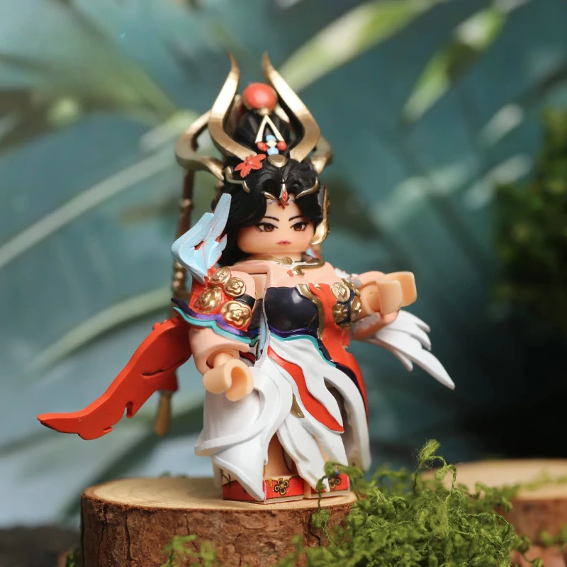 5cm Game Figure Diao Chan Peripheral PVC Model Assembling Building Blocks Statue Desktop Decoration Ornaments Birthday Gift Toys