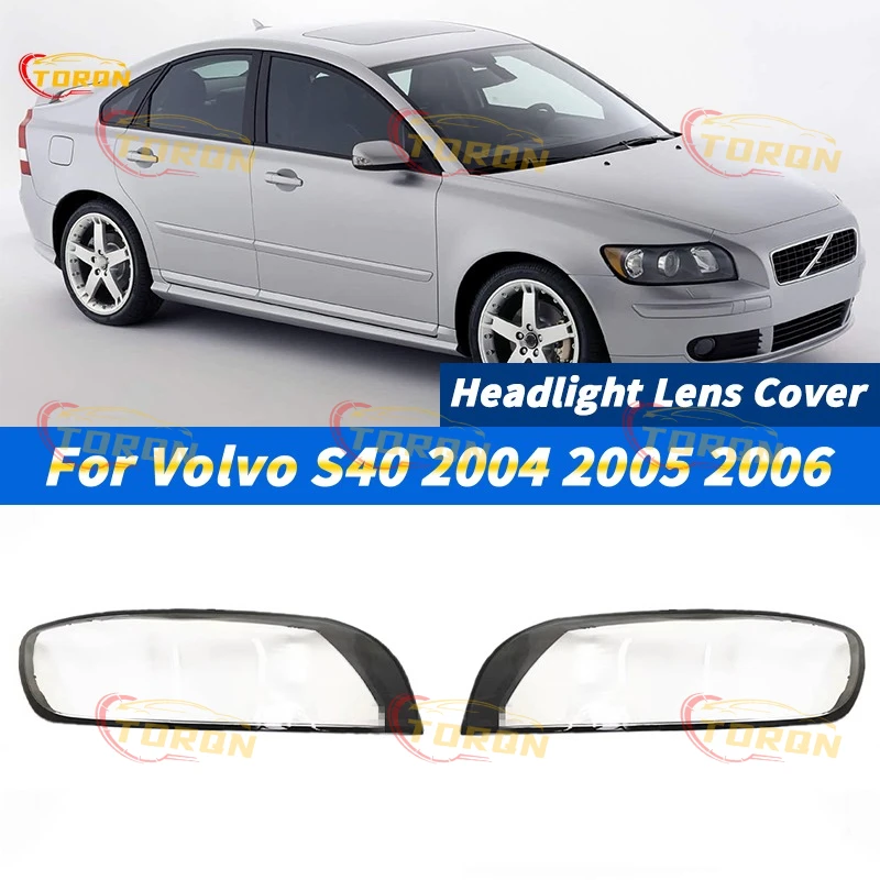 

For Volvo S40 2004 2005 2006 Car Headlight Cover cap Headlamp Shade Head Lamp headlight lamp cover automobil parts accessori