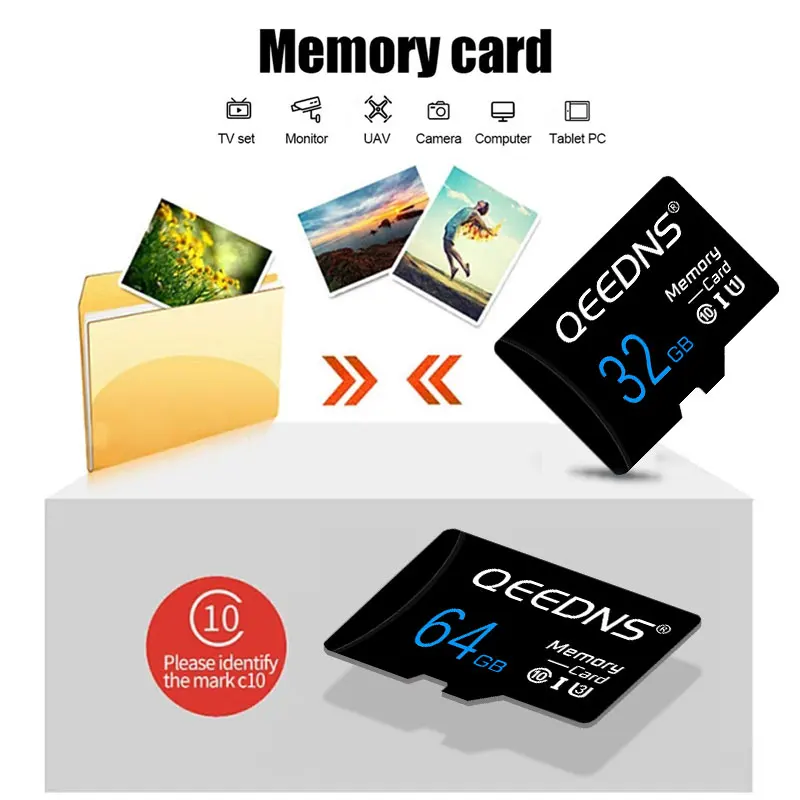 TF Card 512GB switch memory card 8GB 16GB 32GB видеокарта Mini SD Card U3 256GB 128GB 64GB Micro Flash SD Card for phone UAV