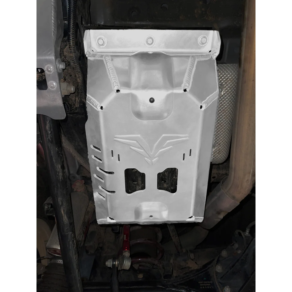 لوحات انزلاقية كاملة GWM Poer مناسبة للوحة حماية الجزء السفلي من الألومنيوم لشاحنة الالتقاط 4WD