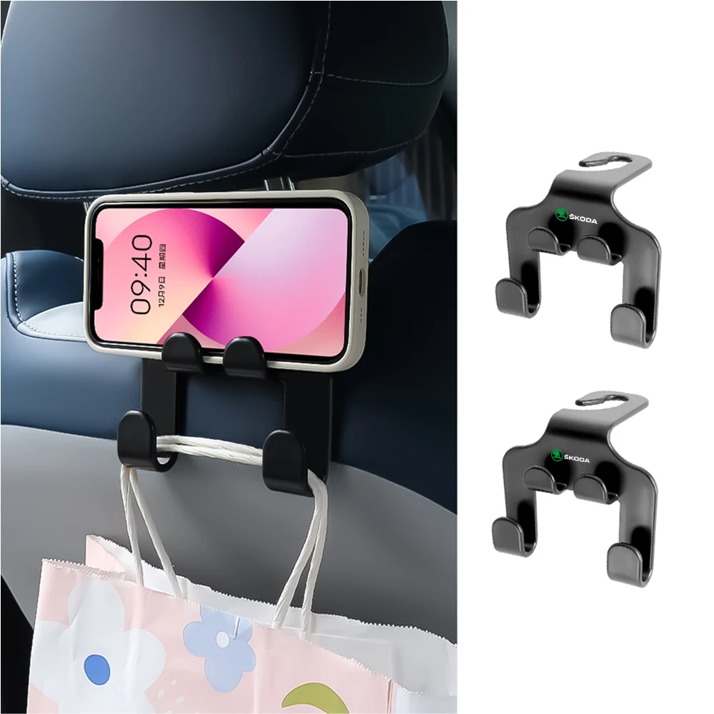 1/2 шт. автомобильный скрытый крючок на спинку сиденья, многофункциональный крючок для хранения для Skoda S Kodiaq Fabia Kamiq Karoq Octavia 3 A5 A7 Rapid Scala 1/2 шт. автомобильный скрытый крючок на спинку сиденья, многофункциональный крючок для хранения для Skoda S Kodiaq Fabia Kamiq Karoq Octavia 3 A5 A7 Rapid Scala