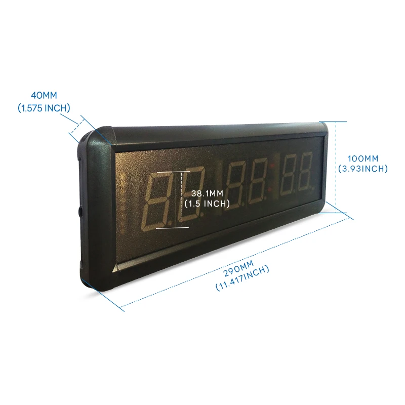 Hot Selling LED Digital Alarm Clock Gym Wall Timer Sports Digital Countdown Timer Factory Electronic Theory Timer