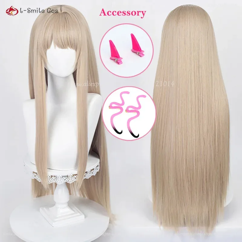 

Парик для косплея игры NIKKE Viper, длинный льняной прямой парик 90 см, термостойкие синтетические волосы, парики для косплея в стиле аниме на Хэллоуин + шапочка для парика