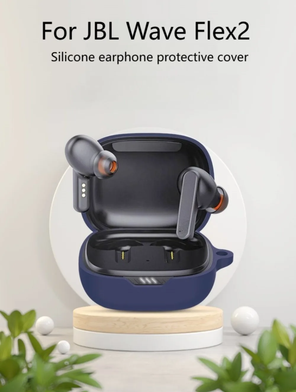 

For JBL Wave Flex2 Bluetooth Wireless Earbuds Including Earphone Case Charging Case Storage Silicone Protective Case/cover