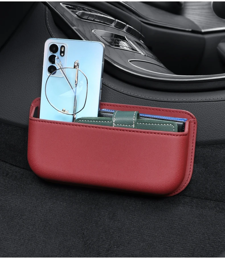 Auto-Organizer-Netztasche, beliebig platzierbar, Auto-Aufbewahrungstasche, Organizer-Tasche für die Rückseite des Sitzes und die Seitentür, Aufbewahrungsbox zum Ordnen von Telefon und Schlüssel – Detail 14