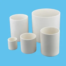 1pc Capacity 5ml to 1000m  99% Alumina Crucible Lab Corundum cylindrical Crucible High temperature resistance 1600 degrees