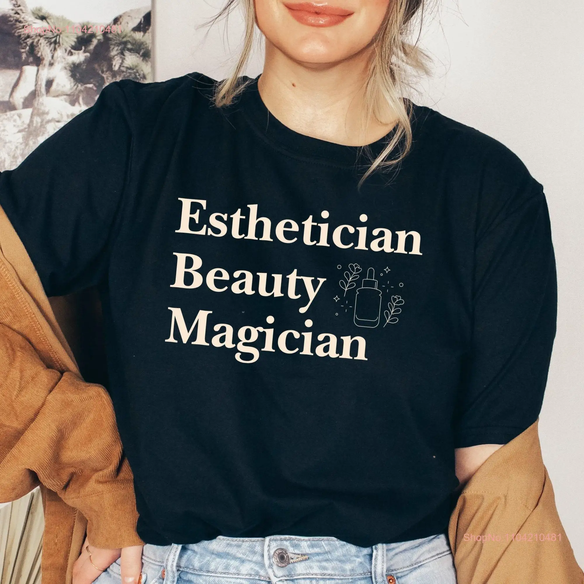 Esthetician T Shirt for Funny Skincare Specialist Facial Expert Beautician Cosmetologist Aesthetician