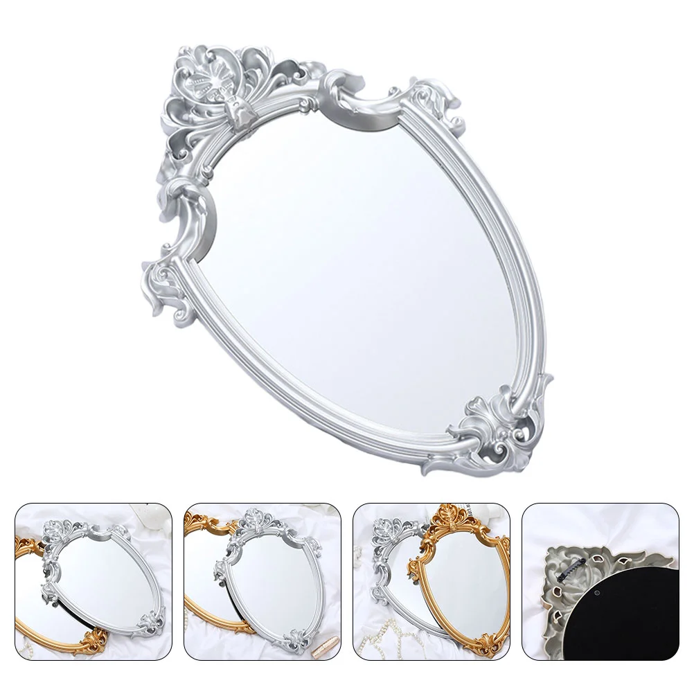 Wall Mount Magnifying Mirror Palace Light up for Makeup Hanging Exquisite Wall-mounted