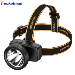 Most Powerful LED Headlamp High Lumen USB Rechargeable Headlight Waterproof Head Lamp for Camping Hiking Fishing Hunting