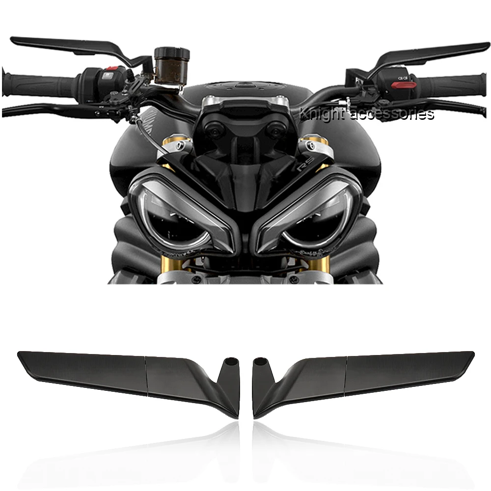 

Мотоциклетное регулируемое вращающееся зеркало заднего вида с крылом ветра для скорости Triple 1200 RS 2021 2022 2023 аксессуары для спорта