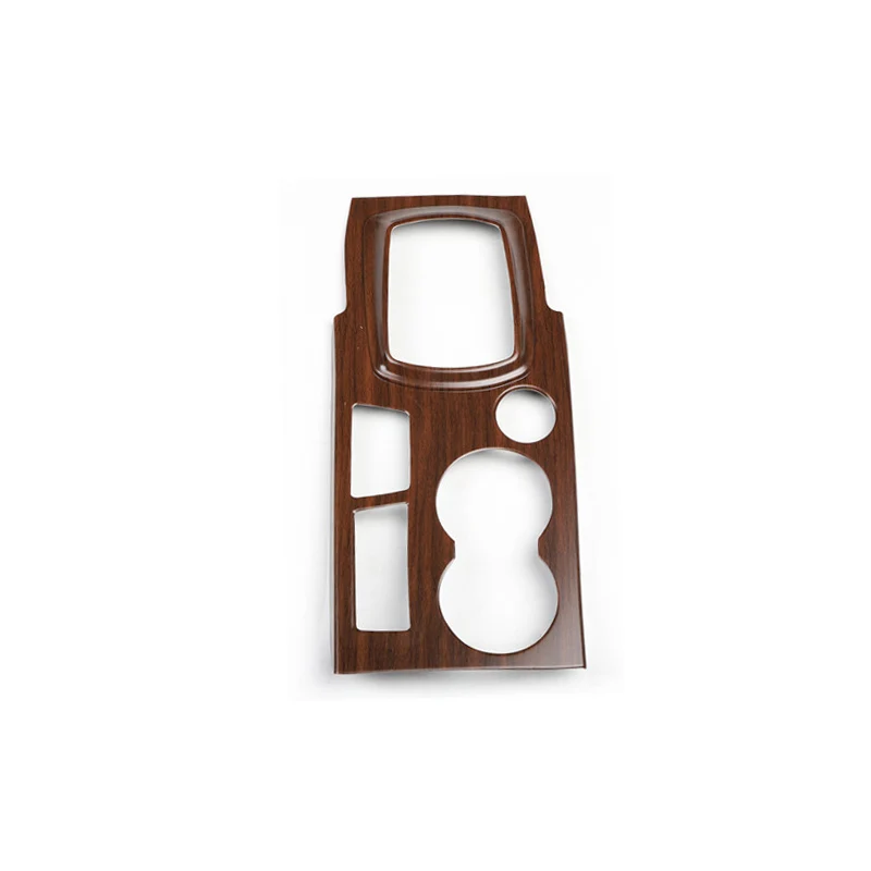 ل Trumpchi GS5 ألياف الكربون والحبوب الخشبية طقم الكسوة الداخلية-غطاء لوحة ناقل الحركة المضادة للخدش للوحة القيادة ووحدة التحكم