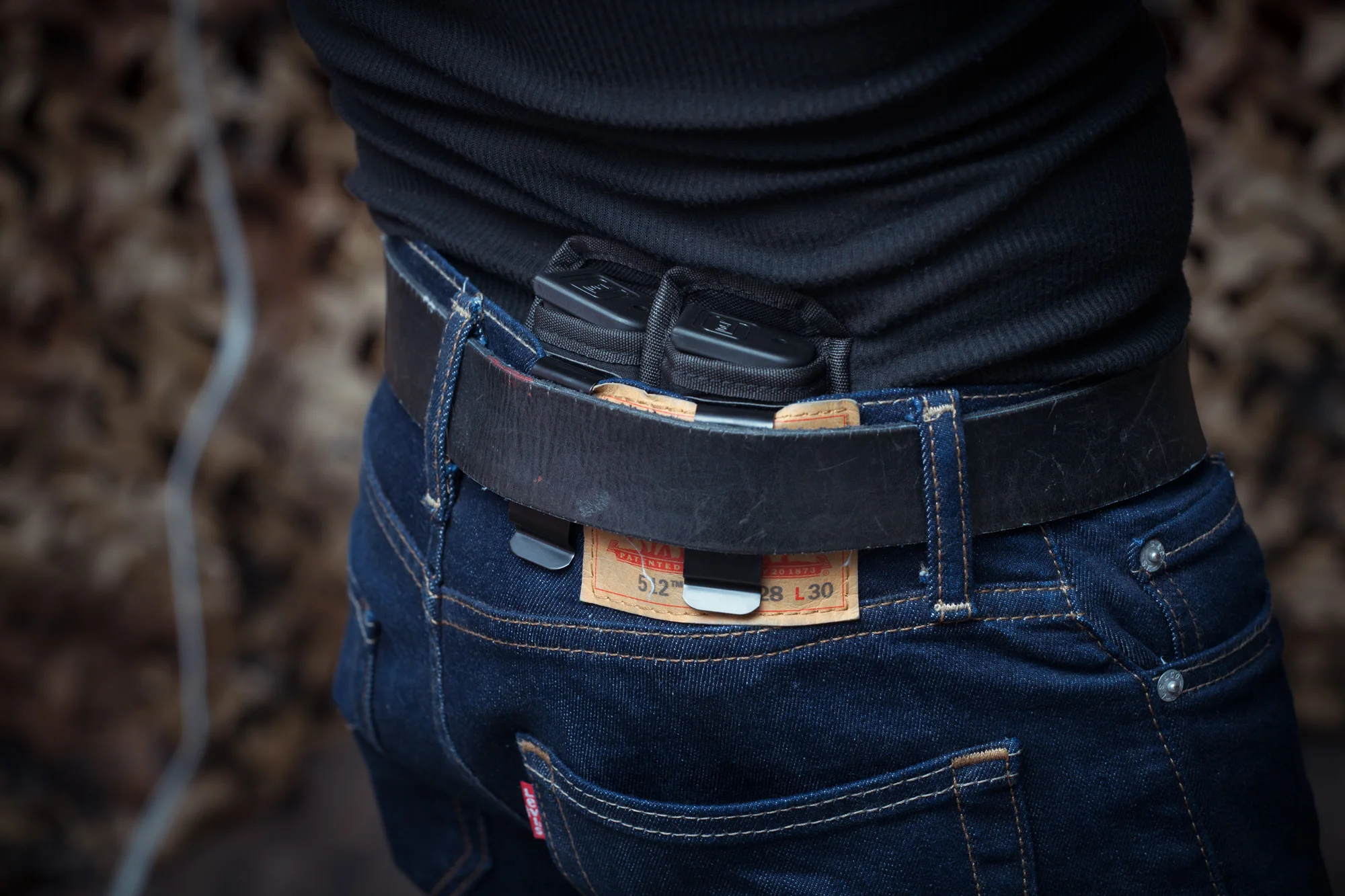 Magazine Pouch Holster Mag Holder Belt Clip for 9mm .40mm Pistol Glock 19 21 22 23 Ruger SR40 Full size XD Beretta - view 4