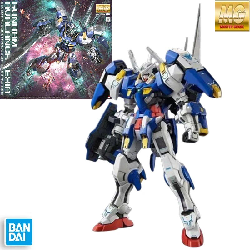 

Оригинальная фигурка Bandai GUNDAM Anime MG 1/100 Avalanche Exia, сборная модель игрушки, Коллекционная модель, подарки для детей