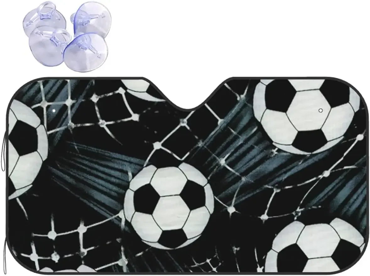 

Автомобильный солнцезащитный козырек на лобовое стекло, футбольный солнцезащитный козырек, прочный козырек для сохранения автомобиля, крутой блок на переднее стекло, УФ-лучи для автомобиля, грузовика