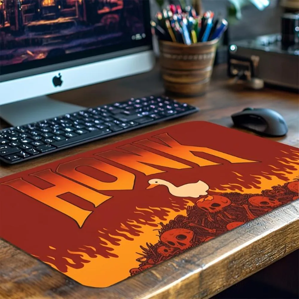 Duck quacking humorous image game mat, TCG/CCG card game mat, card game accessories, beautiful noise-reducing design
