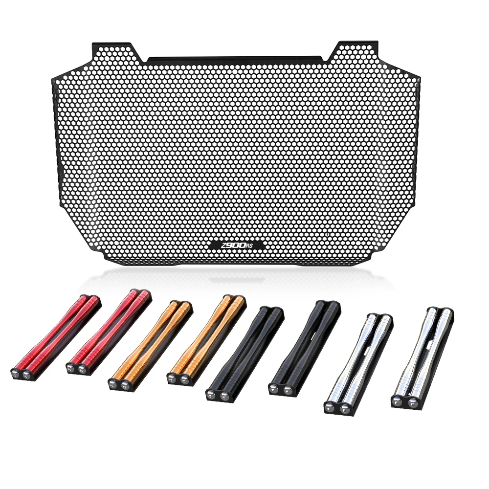 Motorcycle Accessories Aluminium radiator guard and Radiator Side Rod Set For Kawasaki Z900RS Z900 RS / Cafe Performance 21-2026