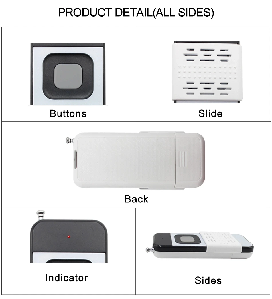 Mando Garaje 1000 Meters Fix Learn Code Wireless Remote Control Type Universal Remote