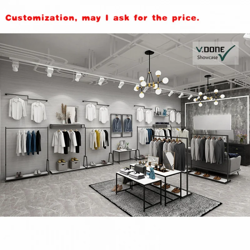 

custom.Wall-Mounted Wood Cabinet with LED Lighting Handbag and Wallet Bag Store Display Rack Shop and Store Decoration