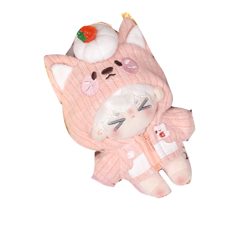 10 cm Plüsch Puppe Kleidung Handgemachte Mode Süße Nette Einfarbig Zipper Komfort Mantel Top Für Plüsch Puppe Zubehör Spielzeug