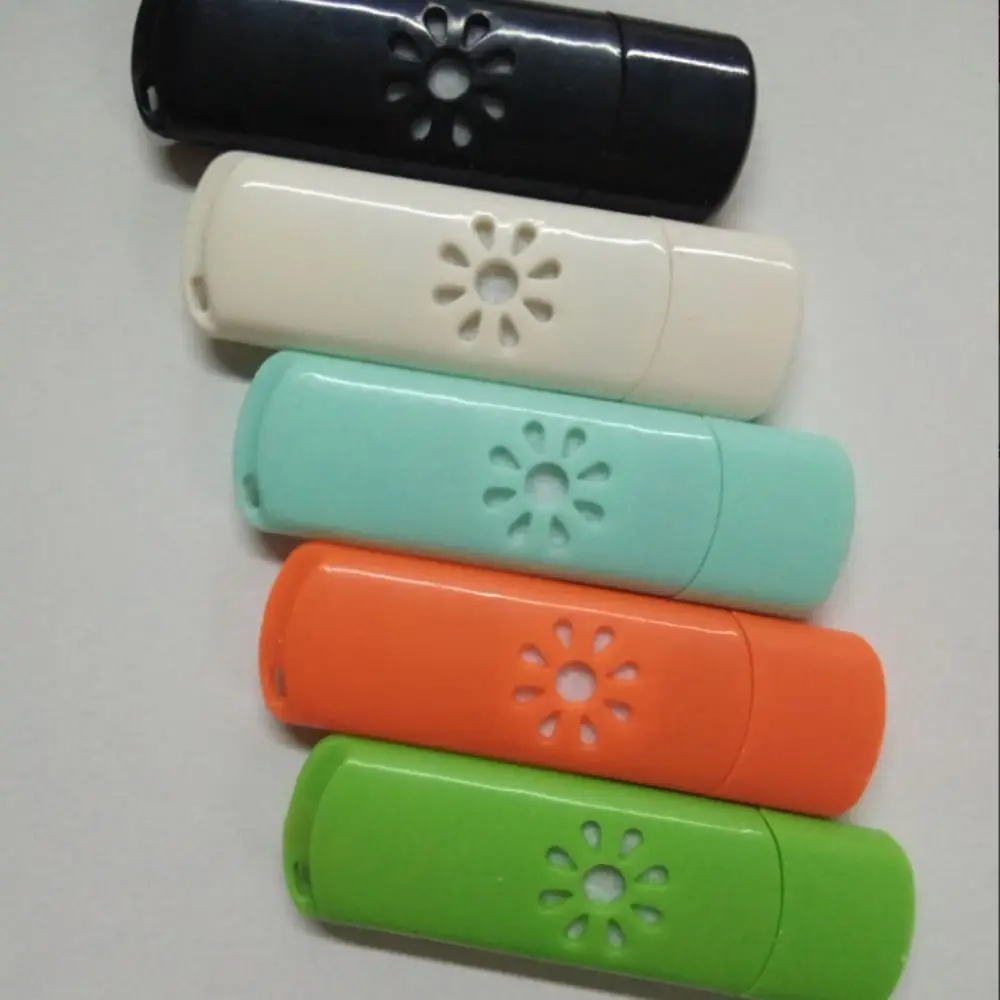 Energy Saving USB Powered USB Diffuser Mini Size Plastic Car Diffuser LED Light Portable Mini Air Freshener for Home