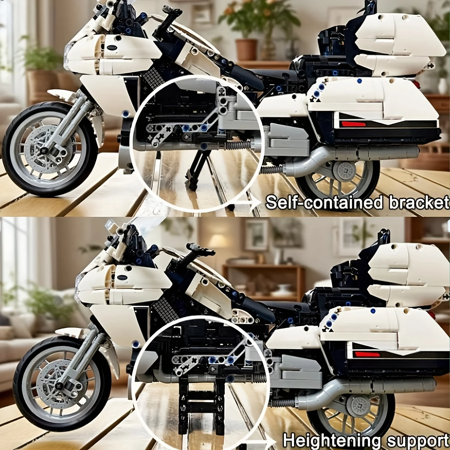 Creative Technic 1675 шт., золотое крыло, высокотехнологичный паровой мотоцикл, размер 1:6, модель блока гоночного автомобиля, модульное здание, подарки