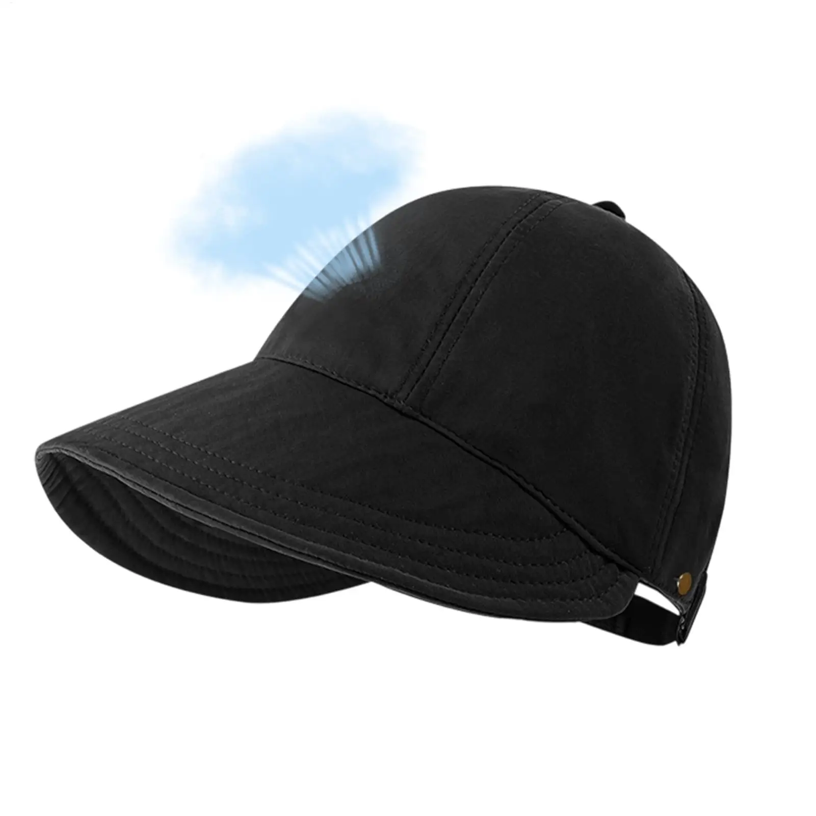 Womens Sun Hat Adjustable Wide Brim Breathable Lightweight Summer Sweat-Wicking Sun Protection Hat for Camping Hiking Fishing