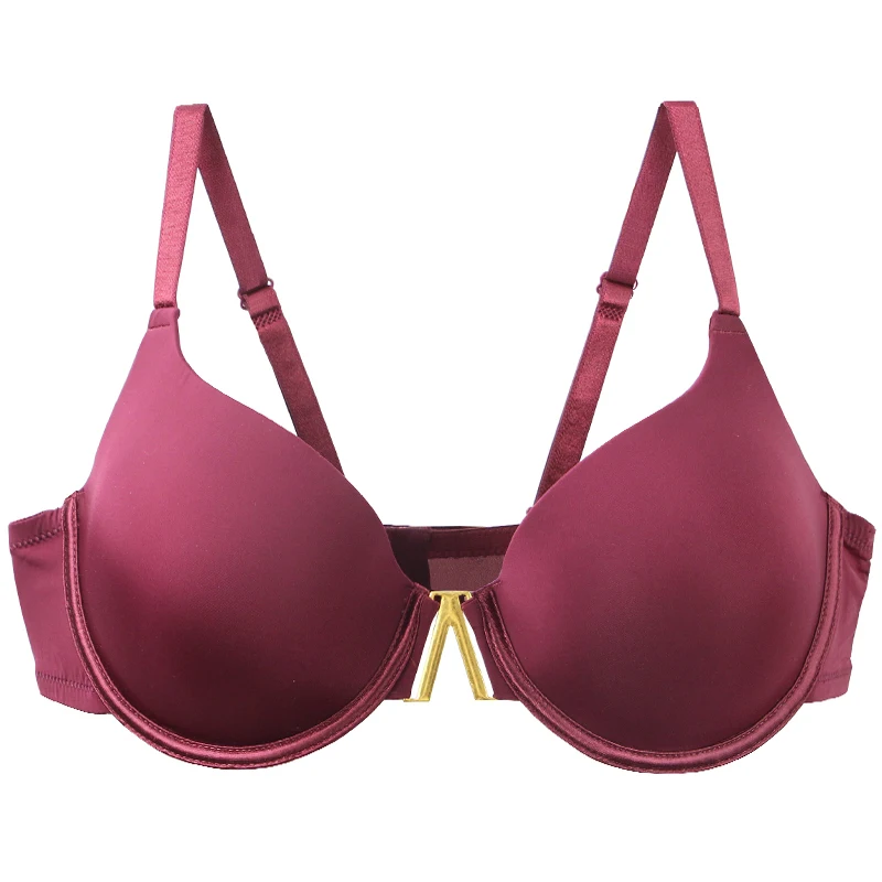حمالة صدر نسائية من DaiNaFang مع سلك داخلي وأشرطة قابلة للتعديل وإبزيم معدني ذهبي وكوب CDE ملابس داخلية صغيرة #4