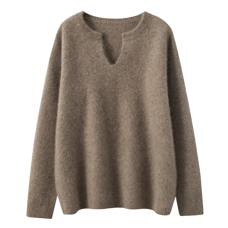 Women Cashmere Pullovers Soft Sweaters 100% Cashmere Knitwear Female Warm Loose Jumpers SWS01