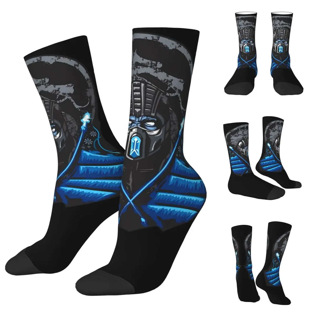 Mortal Kombat MK Men and Women printing Socks,Windproof Applicable throughout the year Dressing Gift