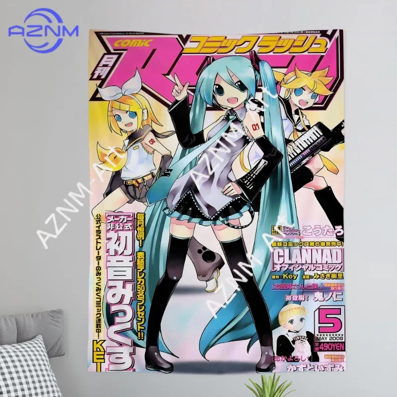 1pc Anime H-Hatsunes M-MikU Bohemian Mandala Poster - Unique Home Decor Art