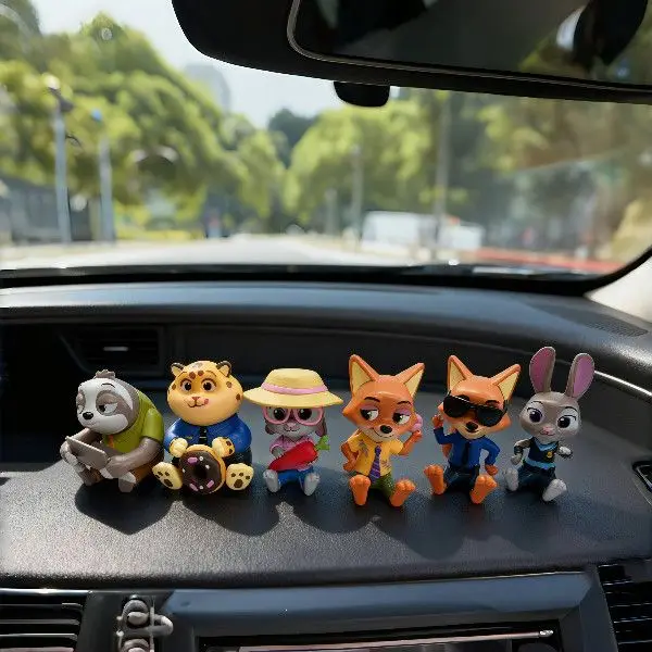 ديزني زوتوبيا جودي هوبس نيك وايلد أنيمي الكرتون دمى لطيف أرقام الحلي الإبداعية نموذج ألعاب الطلاب الهدايا بالجملة #1