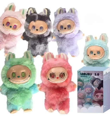 

2025New Labubu The Monsters V3 Series Blind Plush Box,Vinyl Base Toy Doll Animated CharactersSurprise Box Keychain blind box