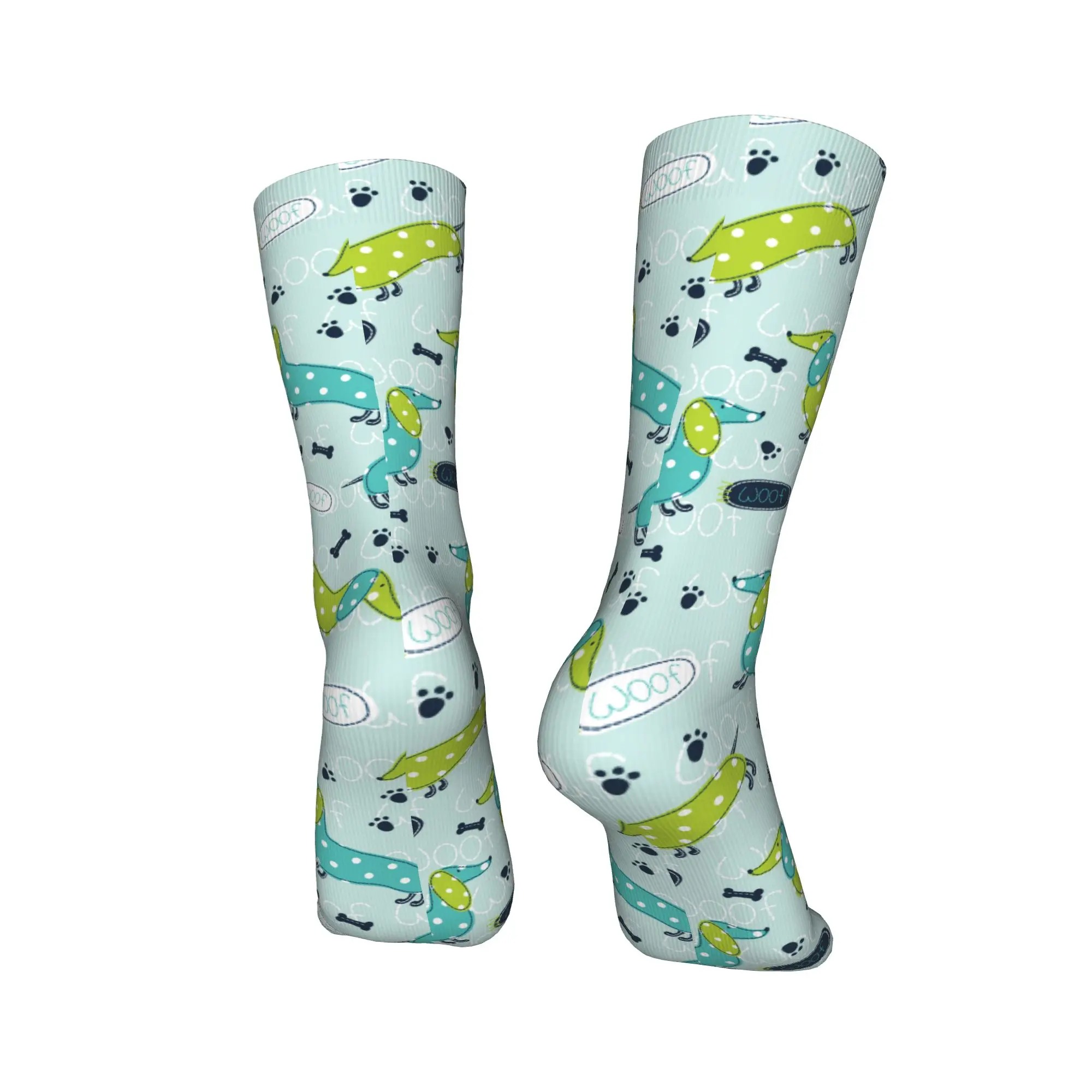 لطيف الكلب الألماني الجوارب رجل إمرأة دافئ أزياء الجدة طاقم الجوارب