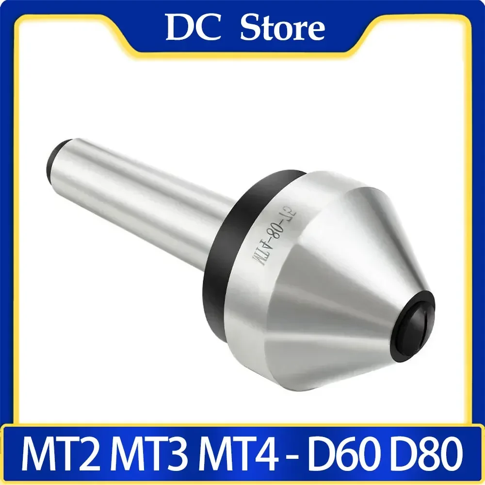 

D100 D80 D63 D60 MT2 MT3 MT4 MT5 Morse Tapper Cone Mushroom Head Center Umbrella-type Rotating Center CNC Lathe Live Tool Holder