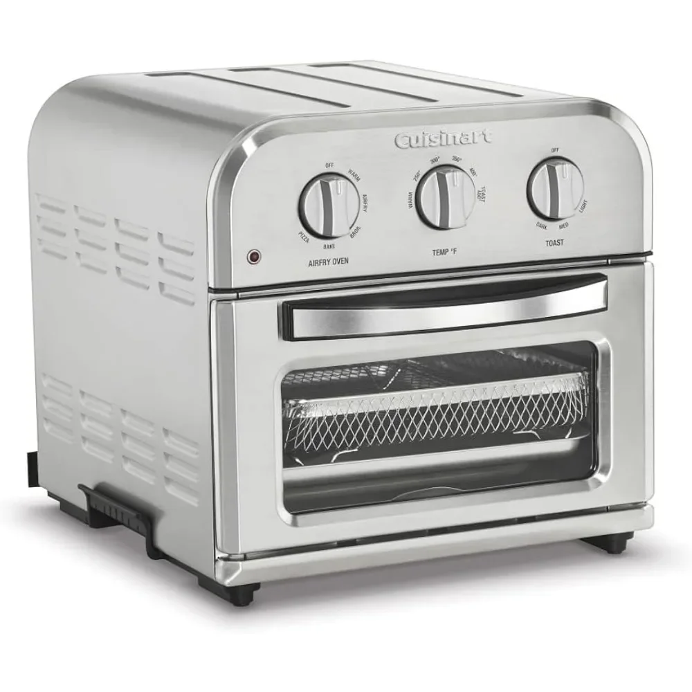 Compact oven, 1800 watt motor,6-in-1 function and wide temperature range,with 60 minute timer/automatic shutdown,stainless steel