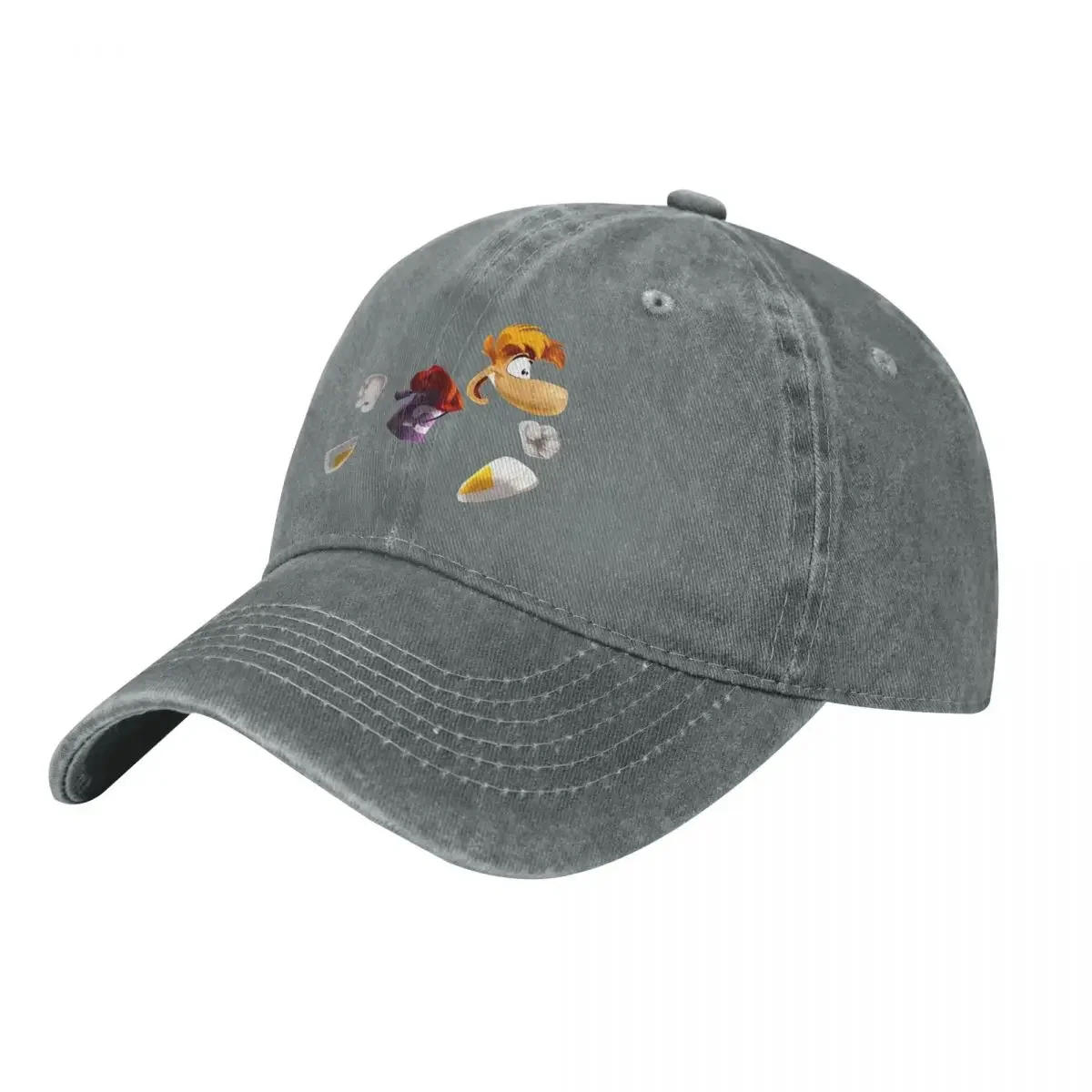 Rayman Printed Doormat Floor Fashion Baseball Cap Peaked Men's Hat Women's Sun Visor Ladies