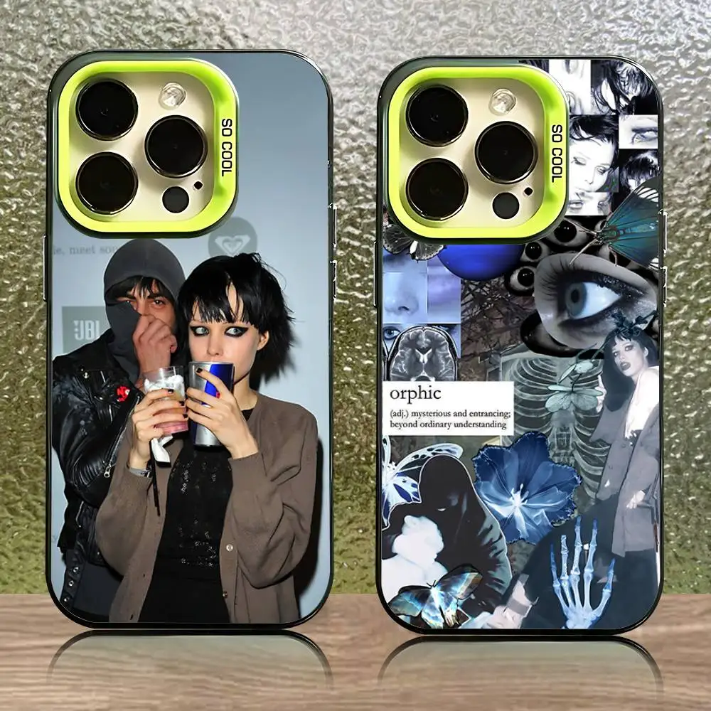 

Band Crystal Castles Phone Case For iPhone 16,15,14,13,12,11,Pro,Max,Plus,Mini,SE Green Candy Matte Shockproof Cover