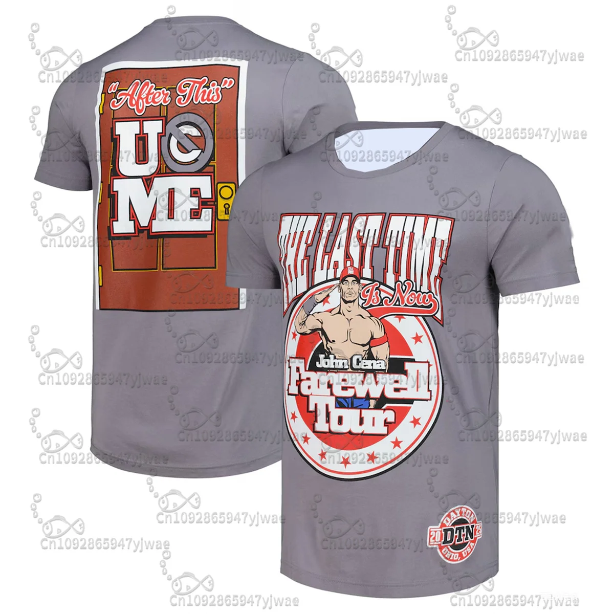 2025 جون سينا جولة وداع لندن تي شيرت الصيف الرجال المصارعة الرياضة المحملة لا تتخلى أبدًا شعار قميص مطبوع تي شيرت رجالي