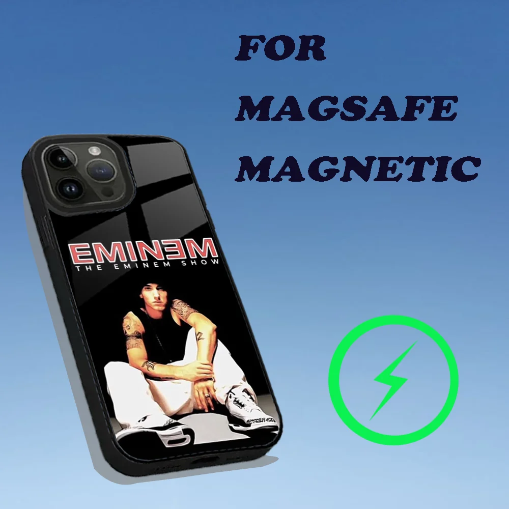 Rapper E-Eminem Singer Phone Case For iPhone 15,14,13,12,11,Plus,Pro,Max Mini Magsafe Magnetic Wireless Charging